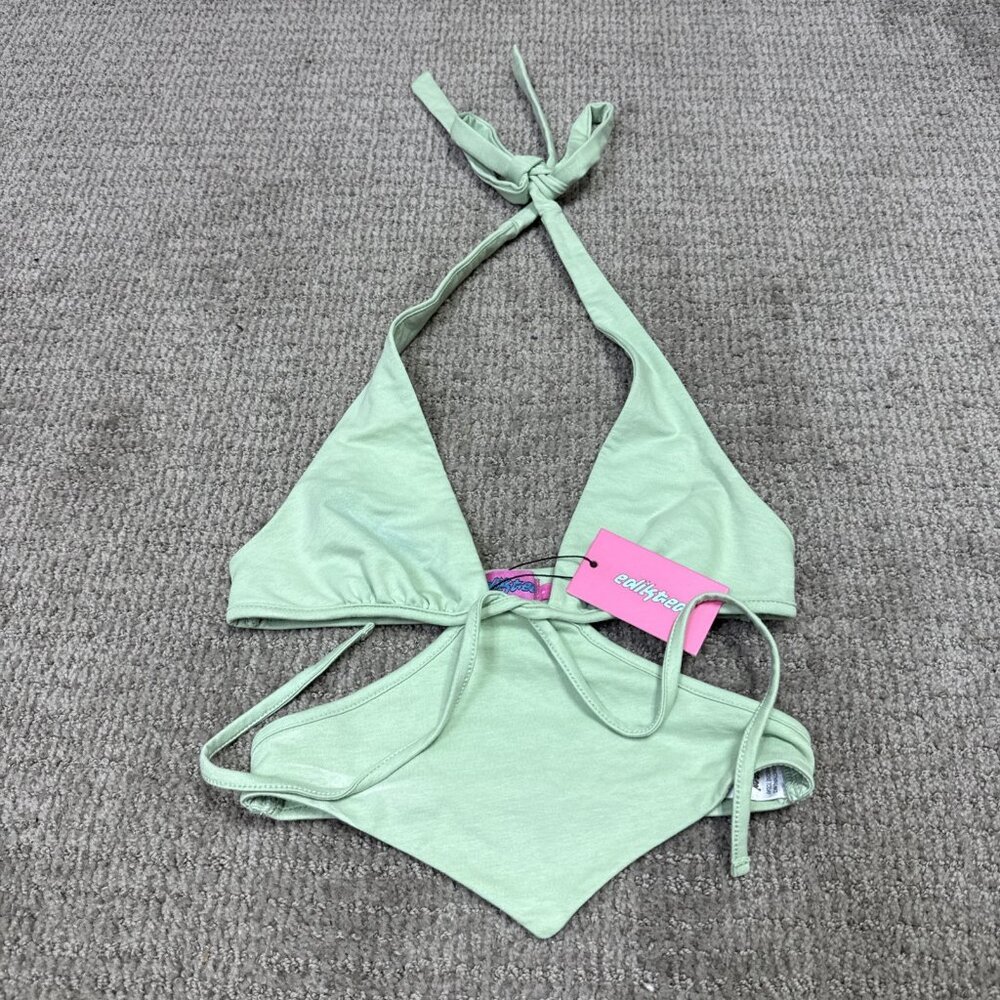 Edikted Top Green Sleeveless Women’s Size Small NWT